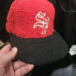 Dvniel Luu custom red and black 'elmo' snapback. BRAND NEW